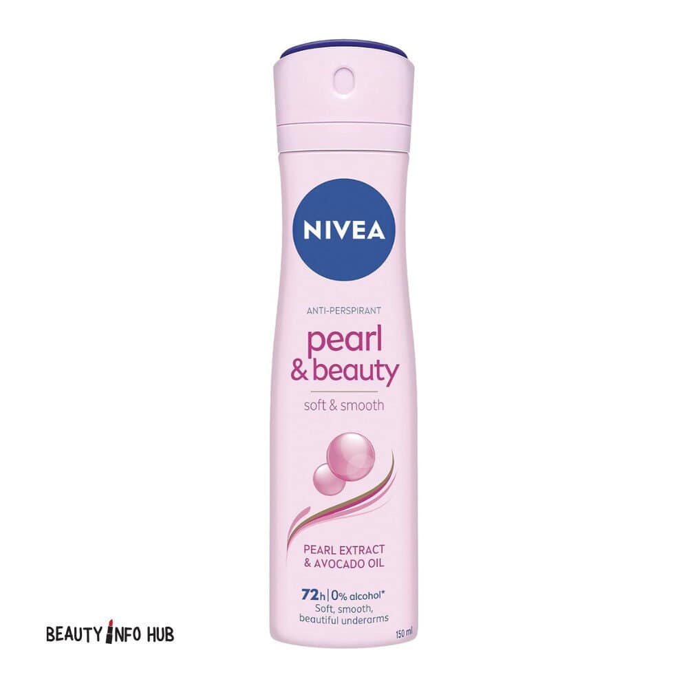 4005900087843 Discover Nivea (F) Pearl & Beauty Body Spray 150ml, how to use, why it is used, ingredients, instructions and recommendation.