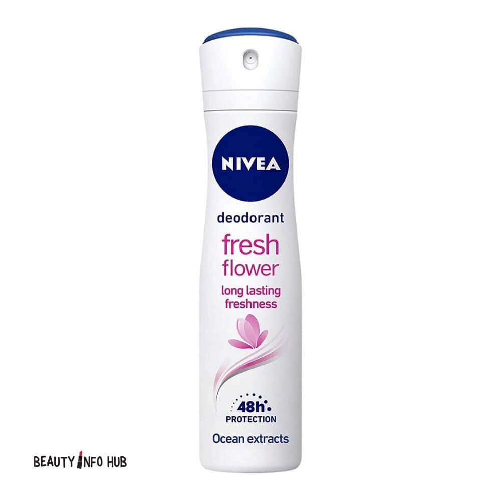 4005900274380 Discover Nivea Fresh Flower Deodorant Spray 150ml, how to use, why it is used, ingredients, instructions and recommendation.
