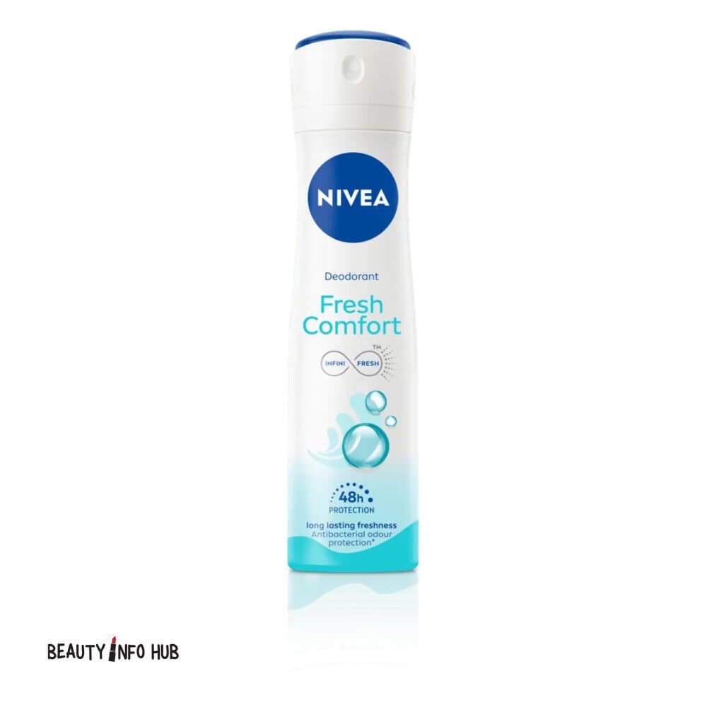 4005900249432 Discover Nivea Fresh Comfort Deodorant Spray 150ml, how to use, why it is used, ingredients, instructions and recommendation.