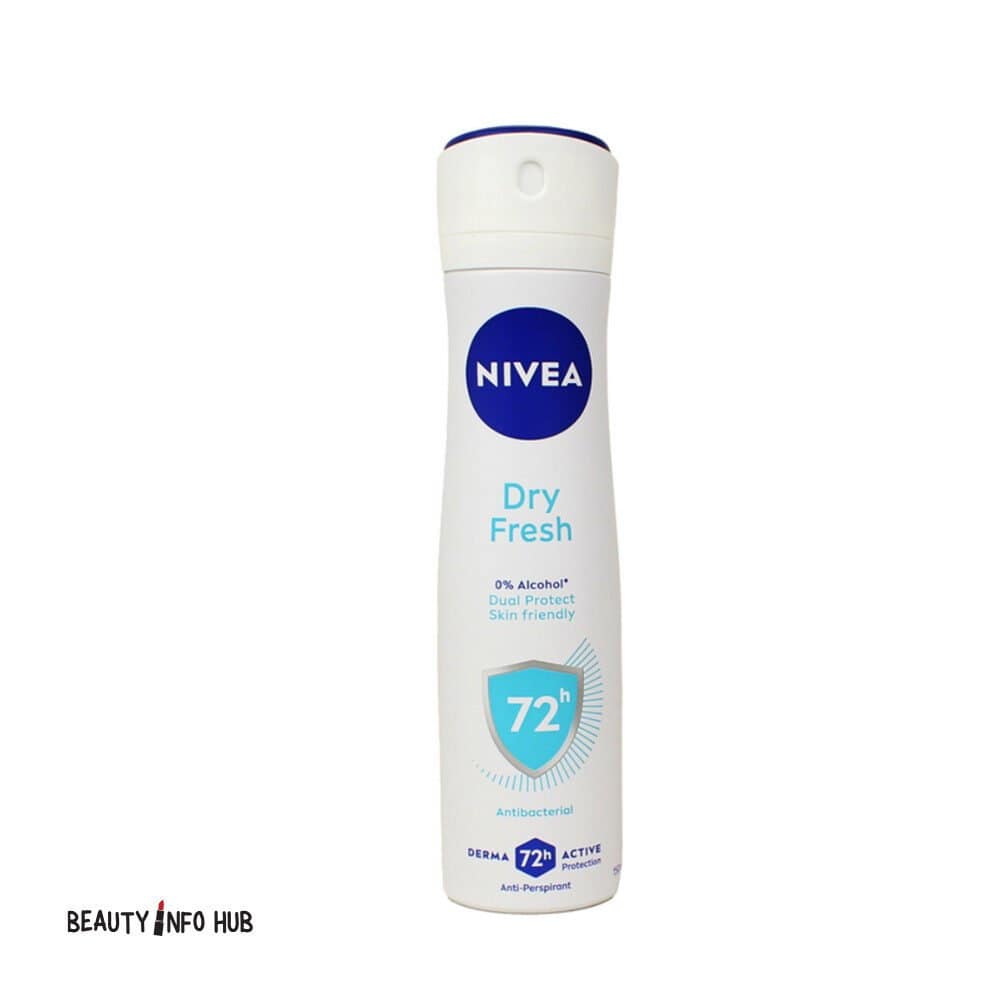 Discover Nivea Men Dry Fresh Deodorant Spray 150ml, how to use, why it is used, ingredients, instructions and recommendation. 4005900653628