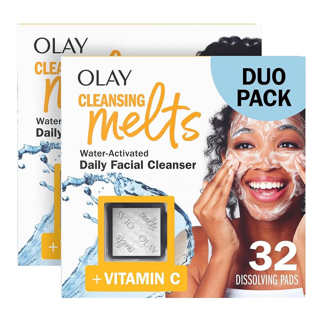 Olay Cleansing Melts + Vitamin C 64ct (2 Pack x 32ct)