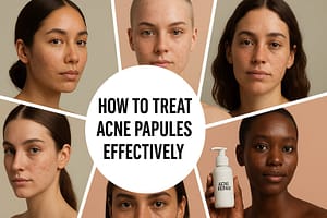 How to treat acne papules effectively