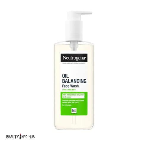 NEUTROGENA FACIAL WASH OIL BALANCING WITH LIME & ALOE VERA PUMP 200ML