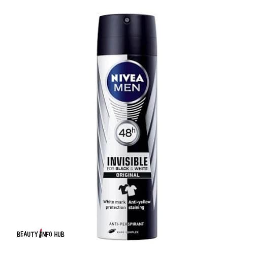 NIVEA INVISIBLE BLACK WHITE ORIGINAL DEODORANT SPRAY 150ML Discover Nivea Invisible Black & White Original Deodorant Spray 150ml, how to use, why it is used, ingredients, instructions and recommendation. 4005900457394