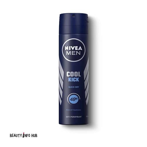NIVEA MEN COOL KICK 72H QUICK DRY BODY SPRAY 150ML 4005900388810 Discover Nivea Men Cool Kick 72H Quick Dry Body Spray 150ml, how to use, why it is used, ingredients, instructions and recommendation.