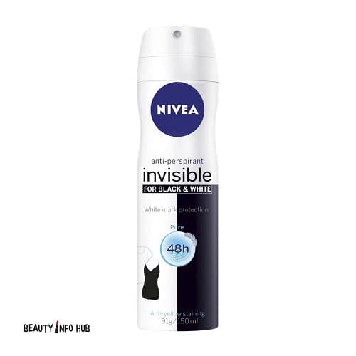 Nivea Men Spray Deodorant Invisible Black & White Fresh 150ml Nivea Invisible Black & White Original Deodorant Spray 150ml 4005808728848
