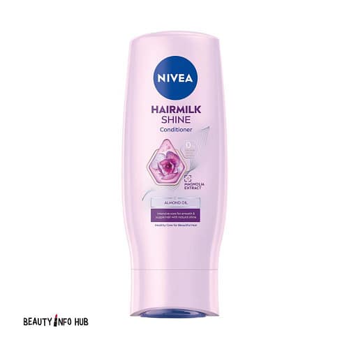 NIVEA F HAIRMILK SHINE NORMAL CONDITIONER 200ML 9005800289212 Discover Nivea Hairmilk Shine Normal Conditioner 200ml, how to use, why it is used, ingredients, instructions and recommendation.