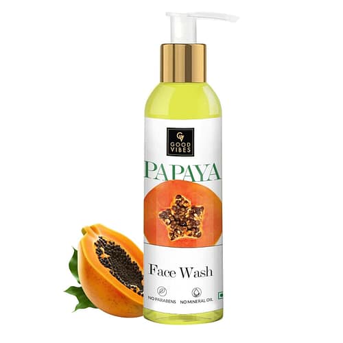 Good Vibes Papaya Face Wash | Gentle Exfoliation & Deep Cleansing | Removes Impurities & Dead Cells | Controls Oil & Refreshes Skin | Suitable for All Skin Types | 6.76 Fl Oz (200ml) Good Vibes Papaya Face Wash | Gentle Exfoliation & Deep Cleansing | Removes Impurities & Dead Cells | Controls Oil & Refreshes Skin | Suitable for All Skin Types | 6.76 Fl Oz (200ml)